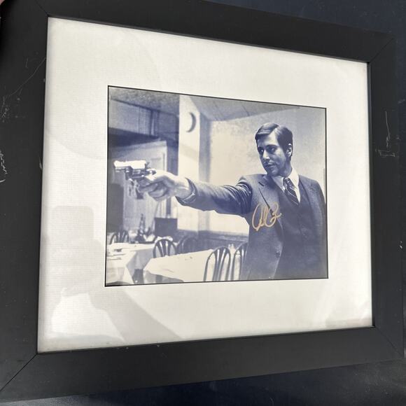 AL PACINO - Signed ‘The Godfather’ autographed Framed photo - actor 8x10
